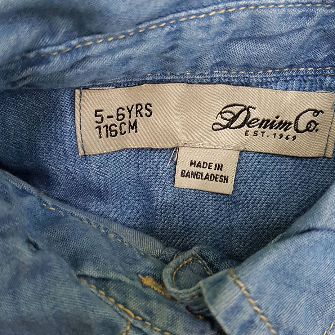 مانتو جینز دخترانه 25223 سایز 2 تا 15 سال مارک DENIM