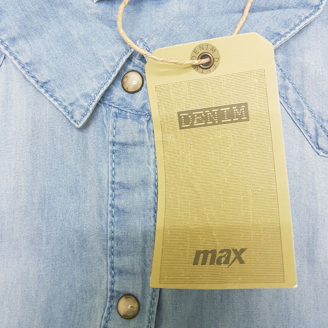 پیراهن جینز زنانه 25452 سایز 40 تا 54 مارک MAX