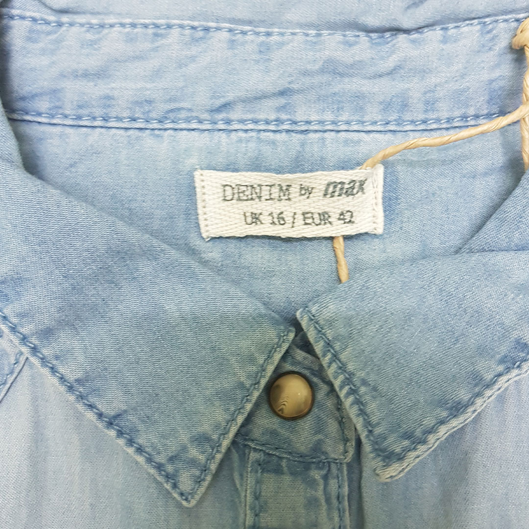 پیراهن جینز زنانه 25452 سایز 40 تا 54 مارک MAX
