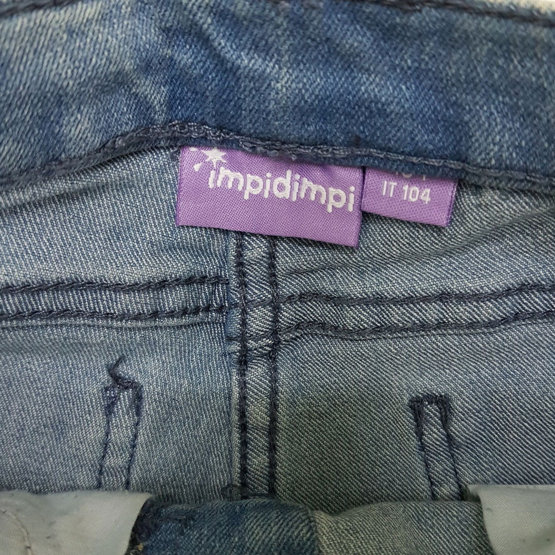 شلوار جینز دخترانه 25980 سایز 1.5 تا 6 سال مارک IMPIDIMPI