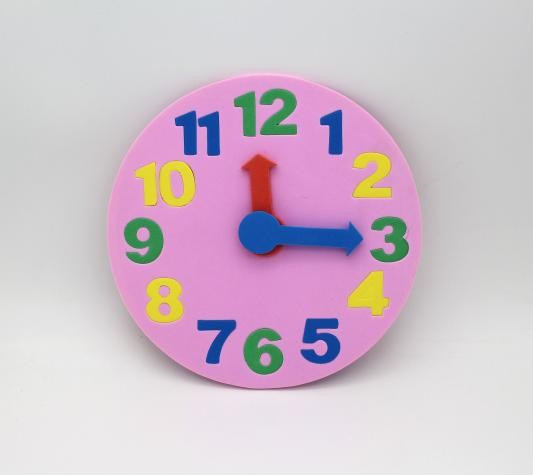 ساعت فومی با رنگهای مختلف کد17349