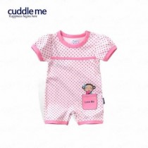 رامپر دخترانه 11882 سایز 3 تا 24 ماه کد 1 مارک  Cuddle me