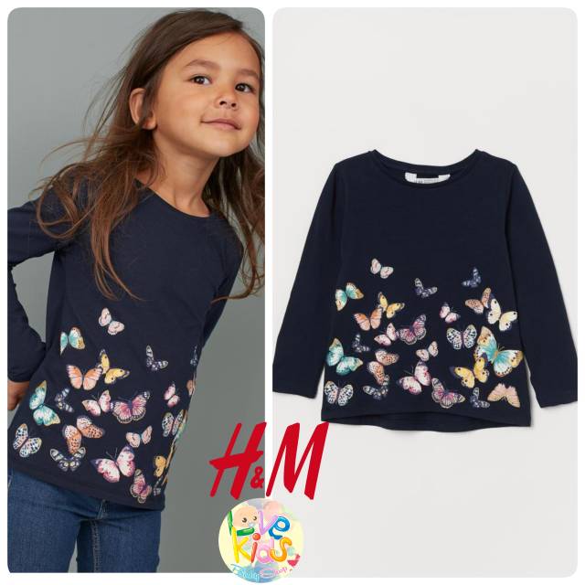 بلوز دخترانه 26505 سایز 1.5 تا 10 سال مارک H&M