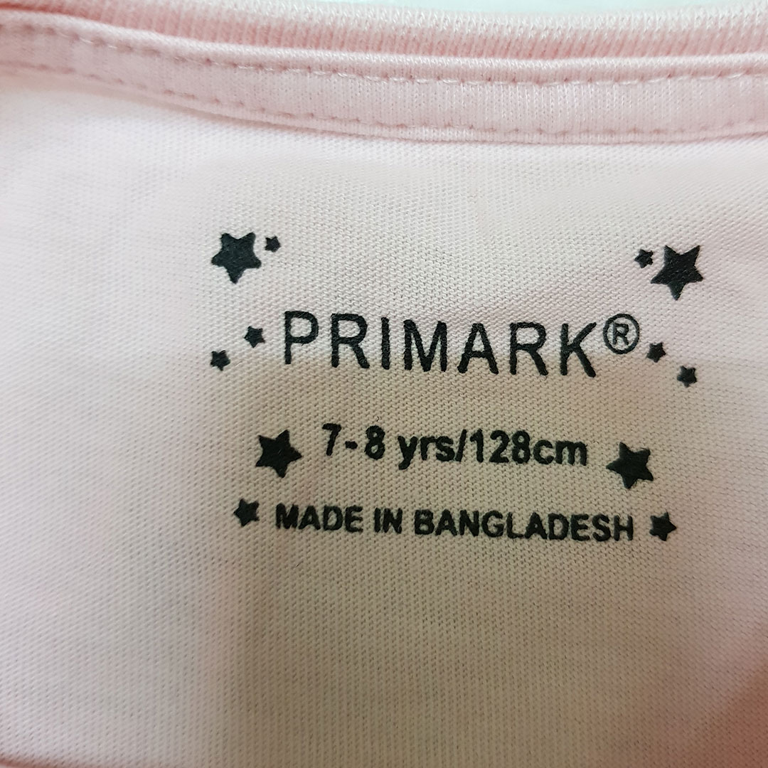 تی شرت دخترانه 26554 سایز 7 تا 14 سال مارک PRIMARK