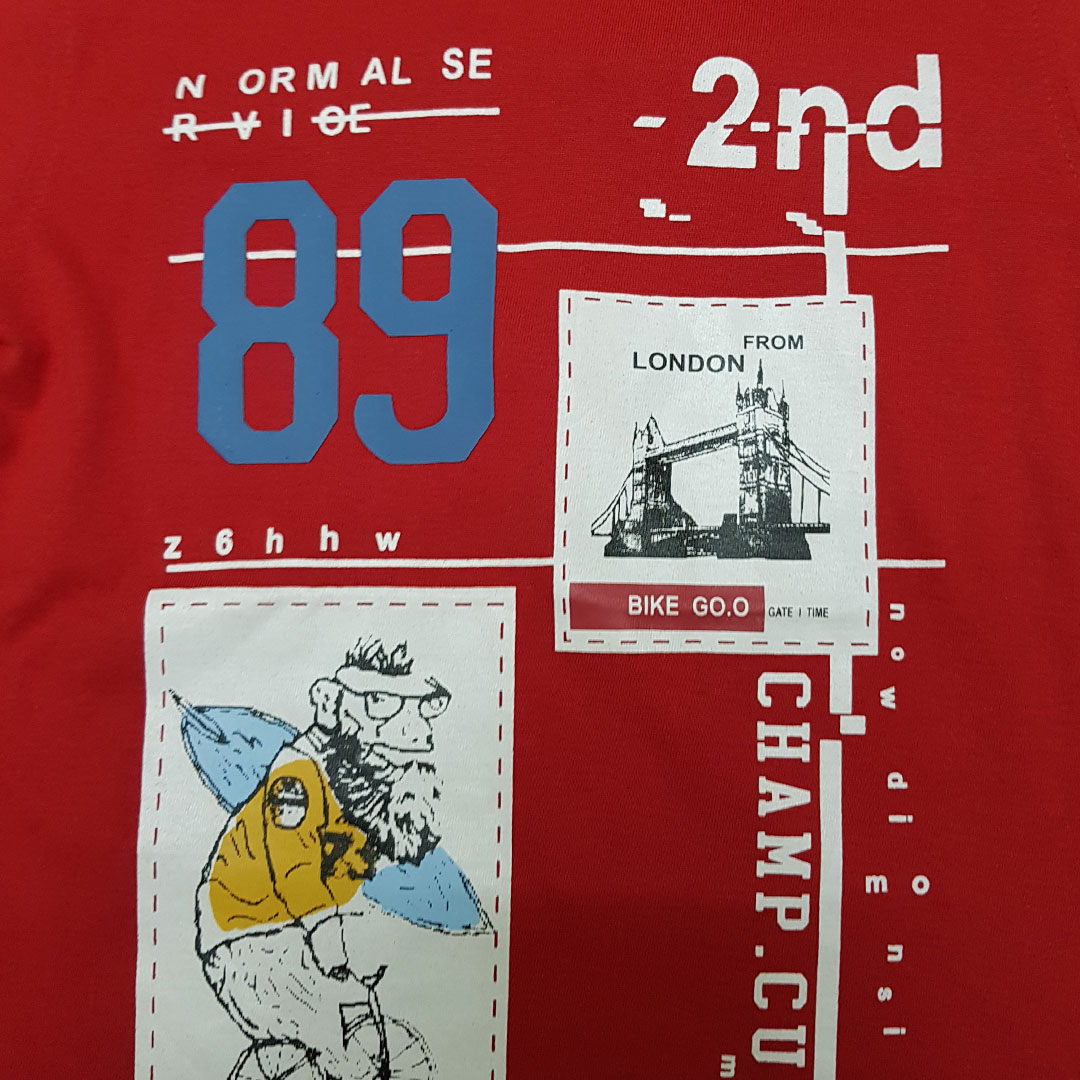 تی شرت پسرانه 26804 سایز 2 تا 12 سال مارک OKAIDI