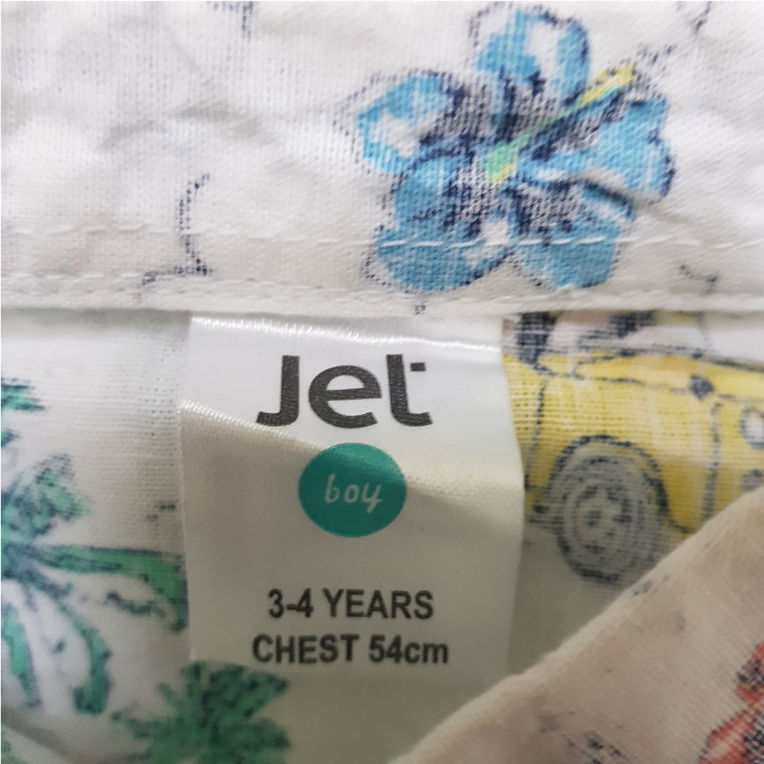 پیراهن پسرانه 27161 سایز 1 تا 7 سال مارک JET