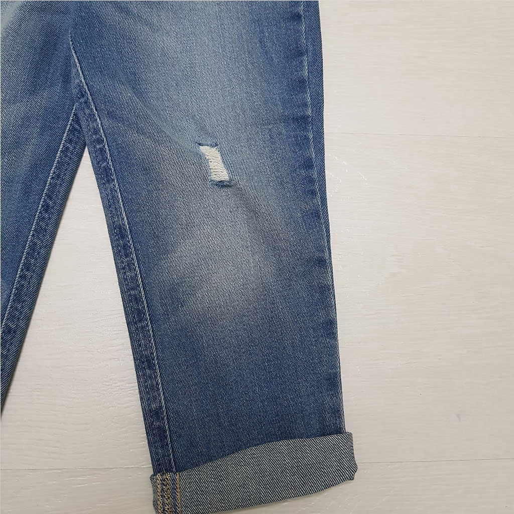 پیشبندار جینز پسرانه 27497 سایز 3 تا 5 سال مارک OLD NAVY