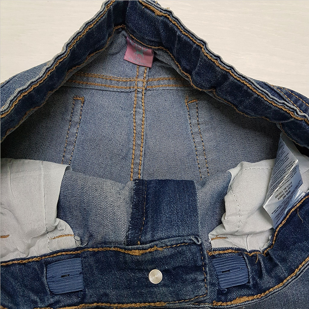 شلوار جینز دخترانه 27709 سایز 7 تا 14 سال مارک YFK