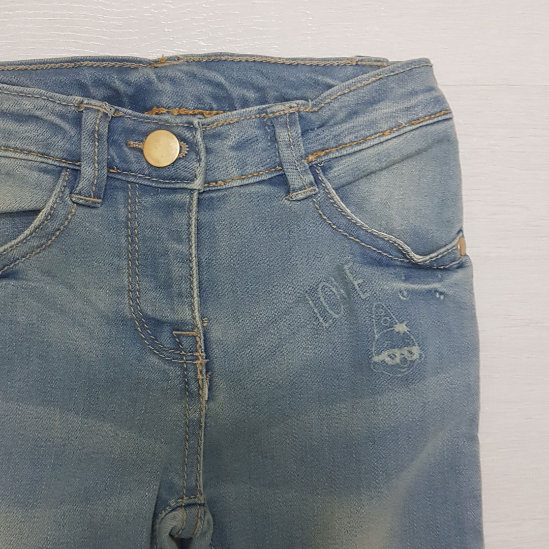 شلوار جینز دخترانه 26446 سایز 9 ماه تا 3 سال مارک BUMBA   *
