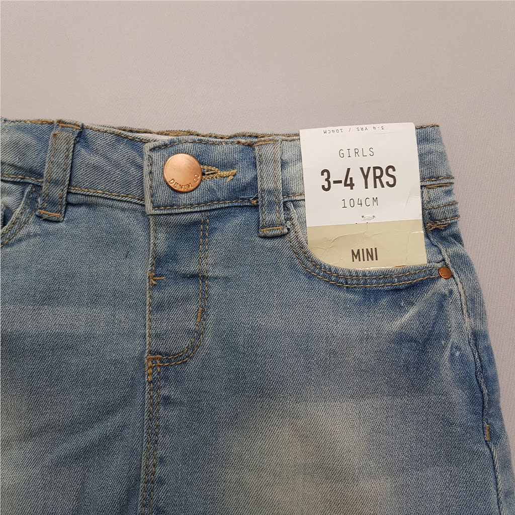 دامن دخترانه 27985 سایز 3 تا 13 سال مارک DENIM CO