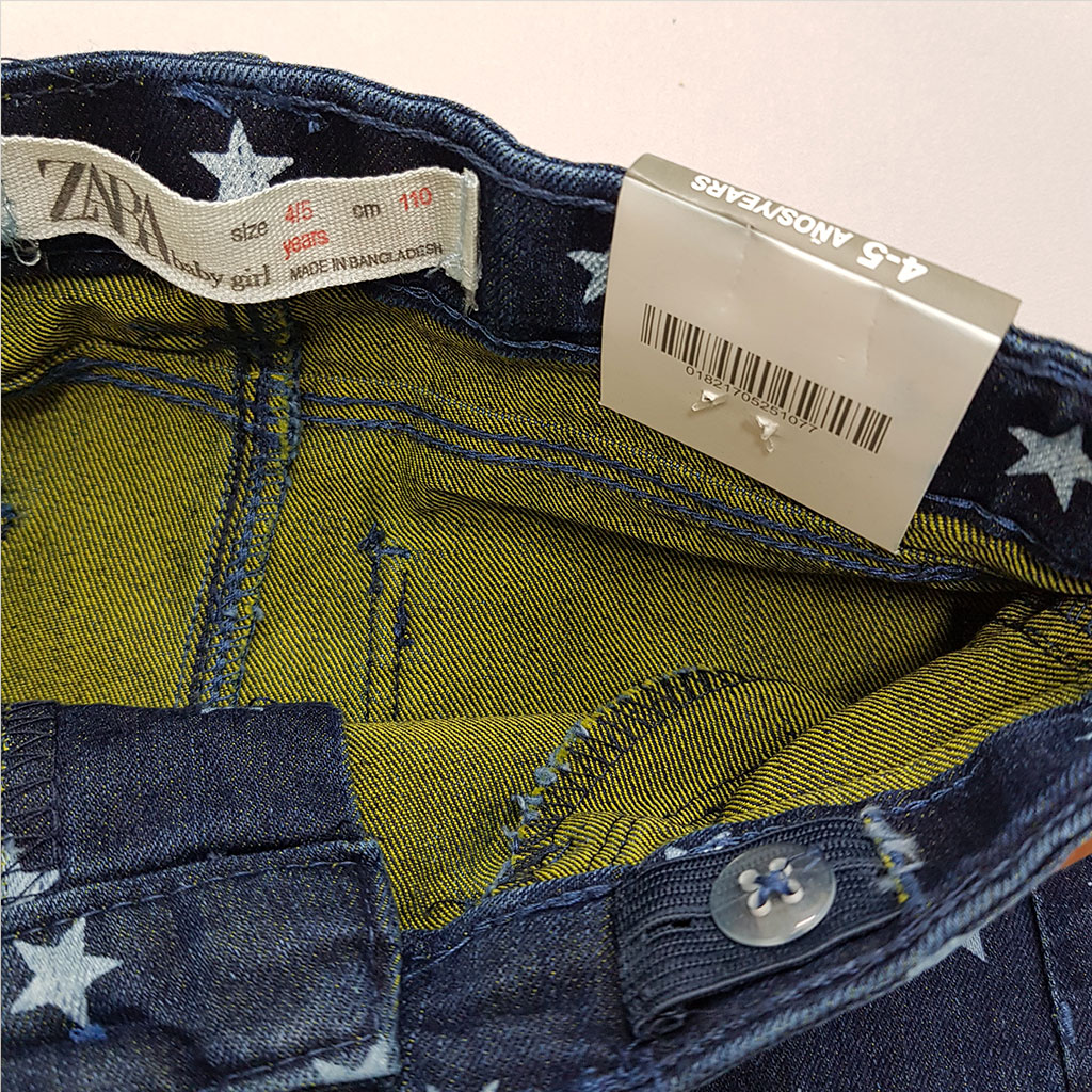 شلوار جینز دخترانه 28135 سایز 12 ماه تا 7 سال مارک ZARA
