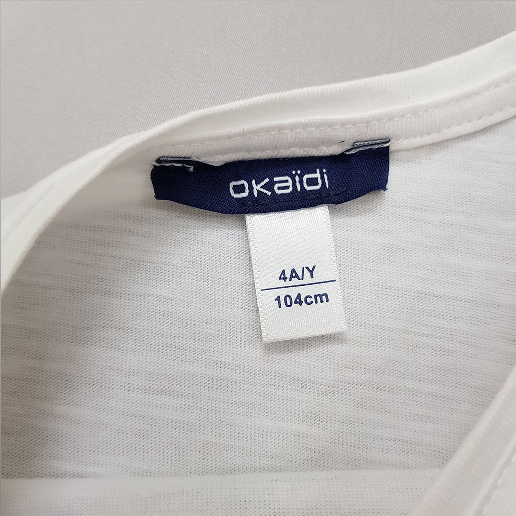 تی شرت دخترانه 28340 سایز 4 تا 14 سال مارک OKAIDI