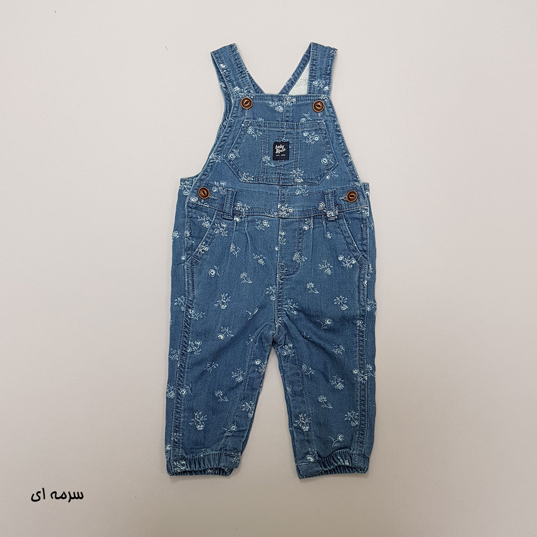 پیشبندار جینز دخترانه 29372 سایز 3 تا 24 ماه مارک BABY BGOSH   *