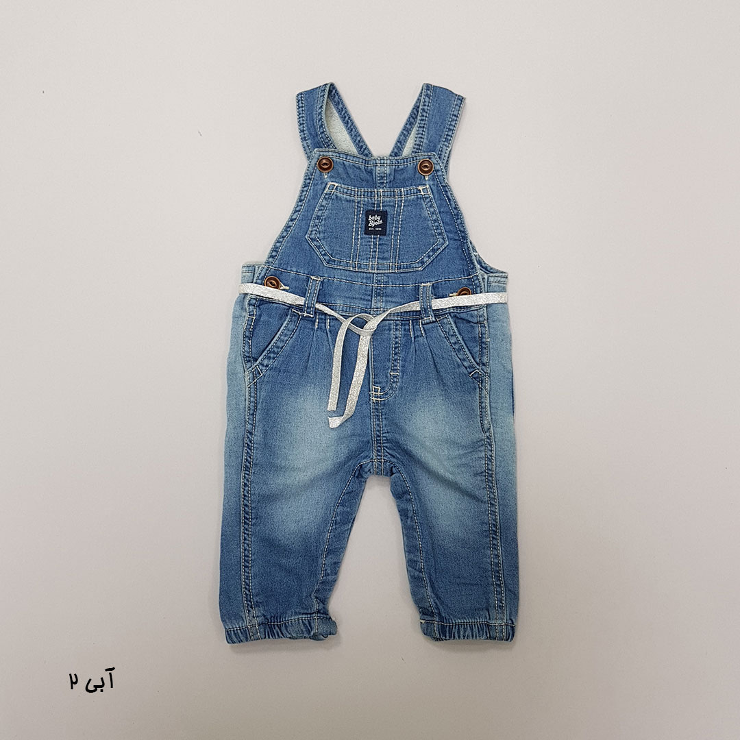 پیشبندار جینز دخترانه 29372 سایز 3 تا 24 ماه مارک BABY BGOSH   *