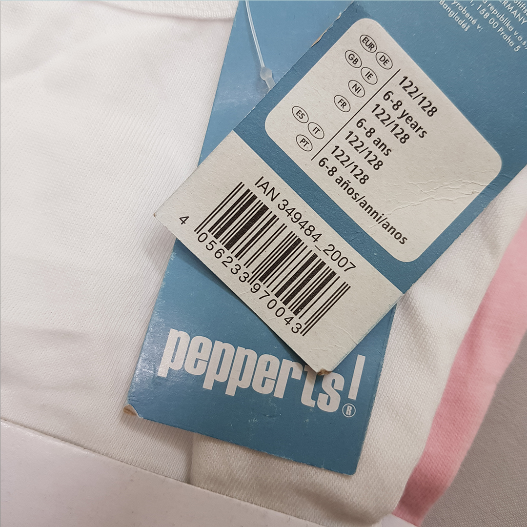 تی شرت دخترانه 31610 سایز 7 تا 14 سال مارک Pepperts
