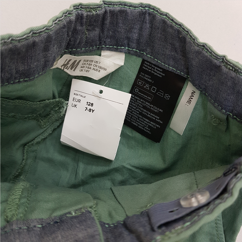 شلوارک پسرانه 31853 سایز 1.5 تا 8 سال مارک H&M