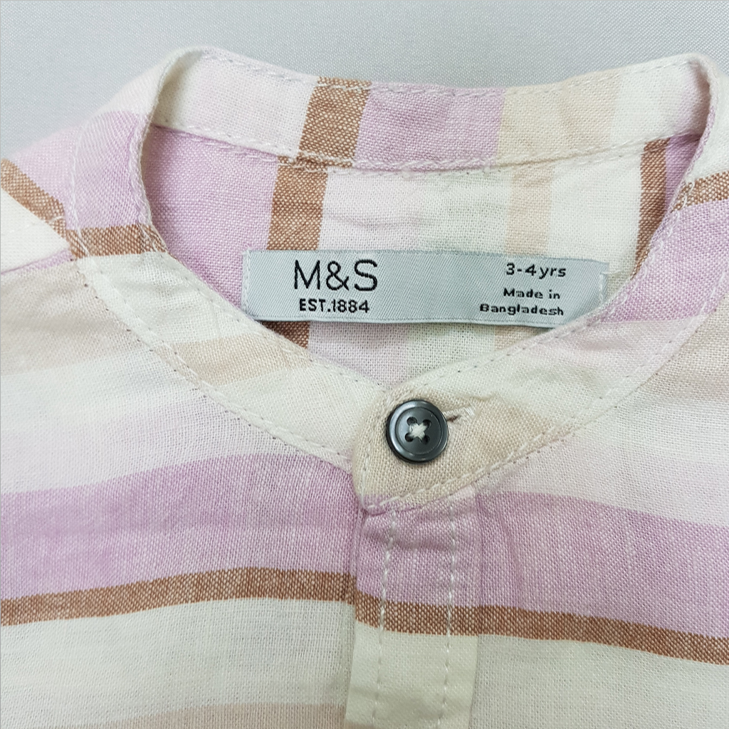 پیراهن پسرانه 32243 سایز 12 ماه تا 7 سال مارک M&S