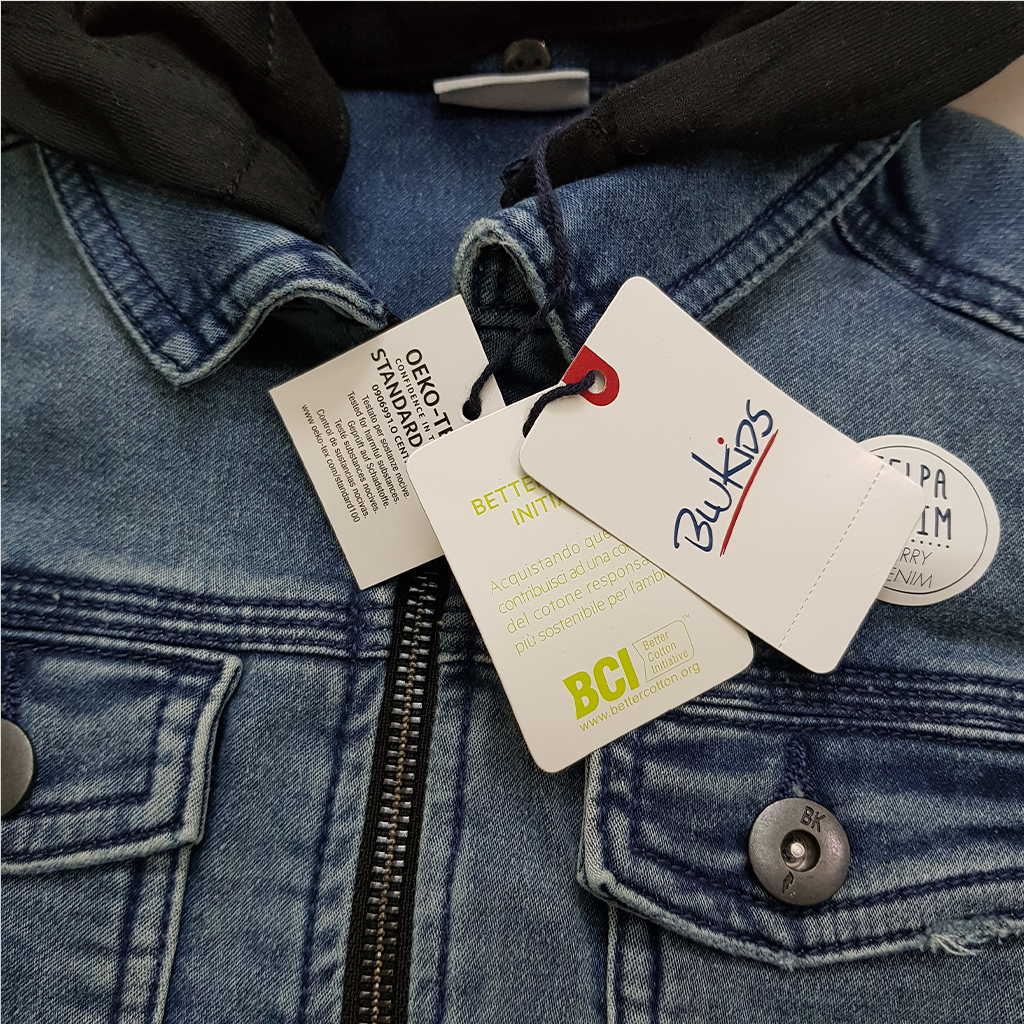 کت جینز کلاه دار 32332 سایز 3 تا 11 سال کد 1 مارک OVS