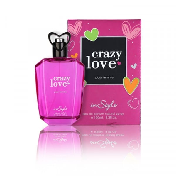 ادکلن زنانه INSTYLE Crazy Love Pour Femme Eau De Parfum Natural Spray 100 ML (GM) کد 409008