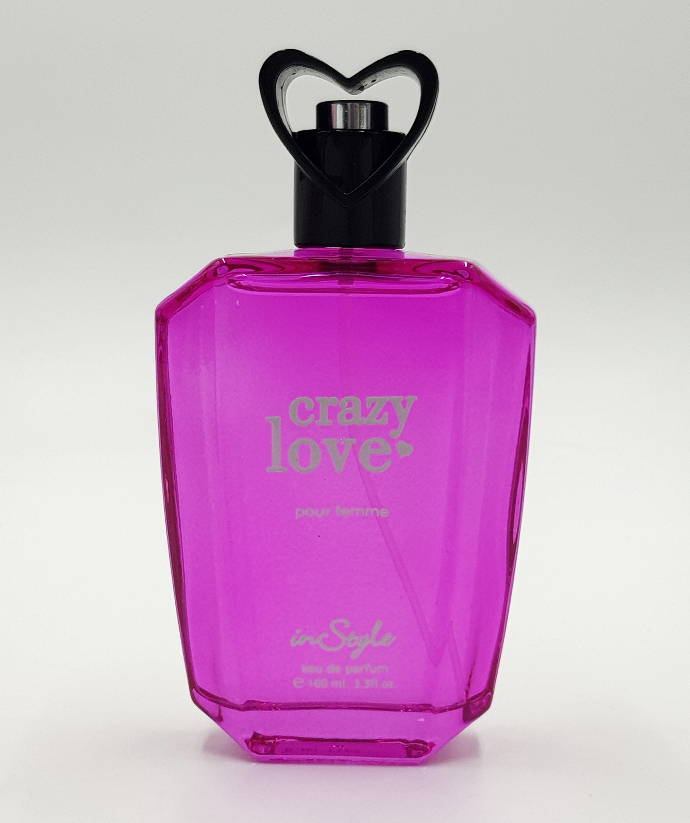 ادکلن زنانه INSTYLE Crazy Love Pour Femme Eau De Parfum Natural Spray 100 ML (GM) کد 409008
