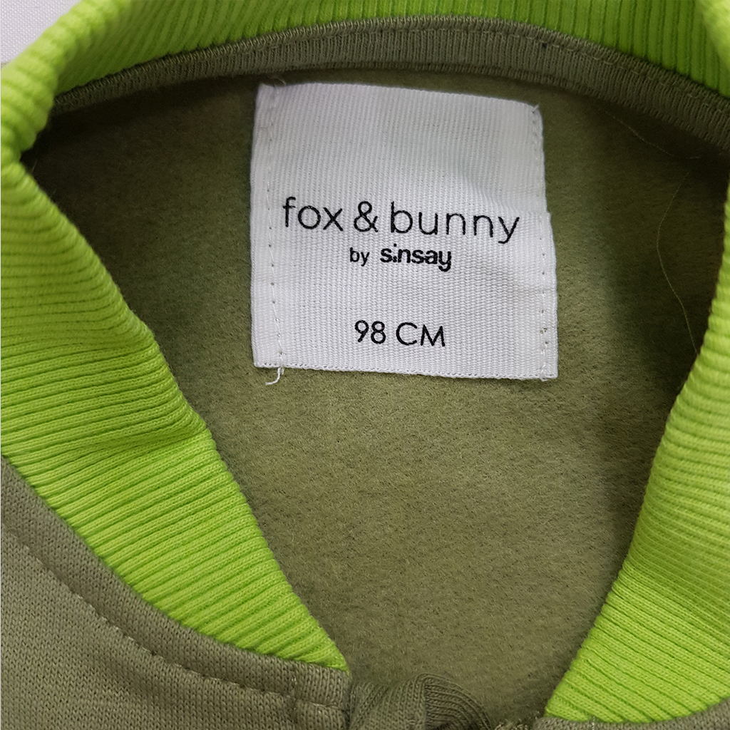 سویشرت توپنبه ای پسرانه 33296 سایز 2 تا 10 سال مارک Fox&Bunny