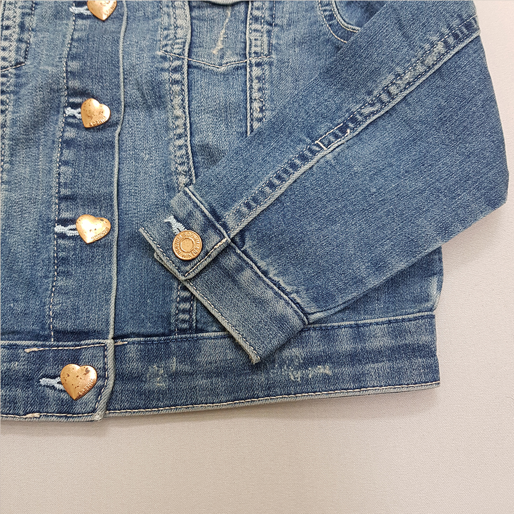 کت جینز دخترانه 33437 سایز 1.5 تا 10 سال مارک H&M