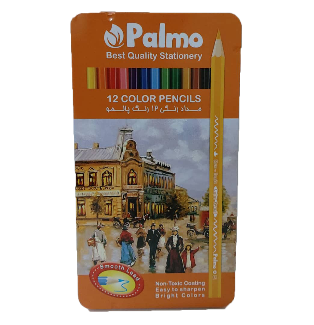 مداد رنگی  12 تای (palmo) کد  60905