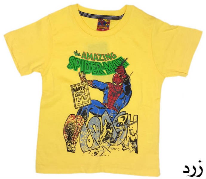 تی شرت استین کوتاه پسرانه 15296 سایز 2 تا 5 سال مارک SPIDERMAN
