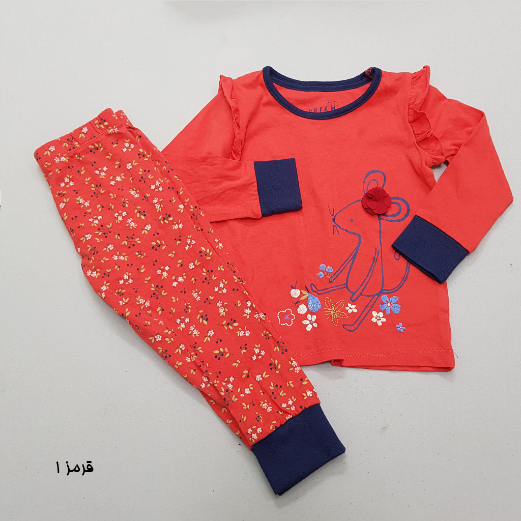 ست دخترانه 34149 سایز 1 تا 10 سال مارک Mothercare   *