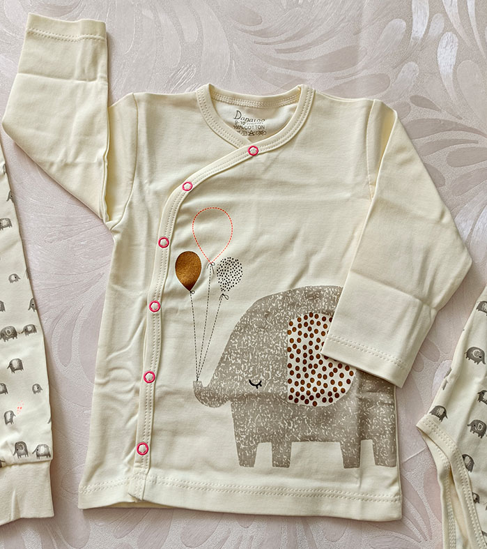 لباس سه تیکه کودک دانالو  مدل فیل بادکنکی کد 2204493