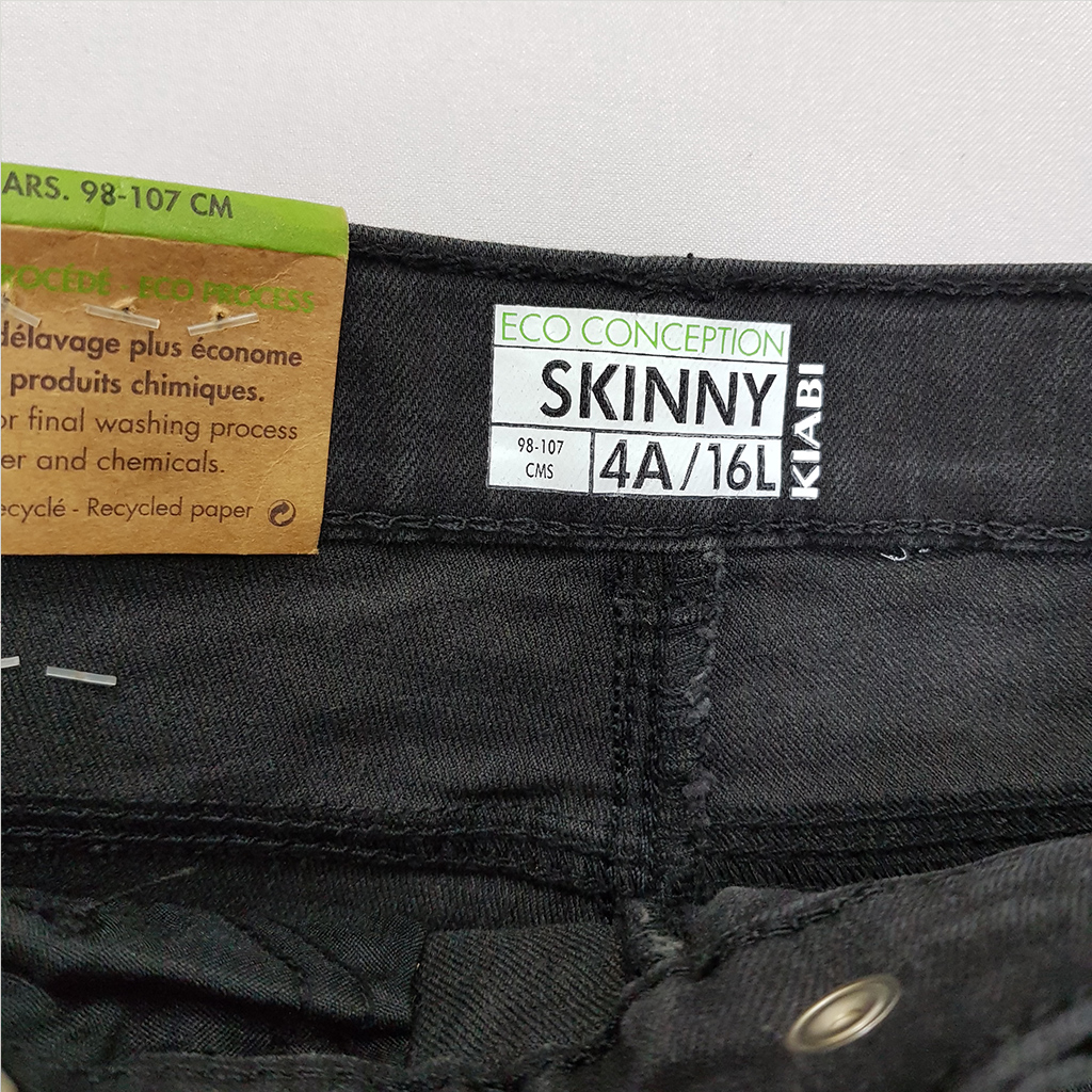 شلوار جینز دخترانه 34778 سایز 4 تا 13 سال مارک KIABI