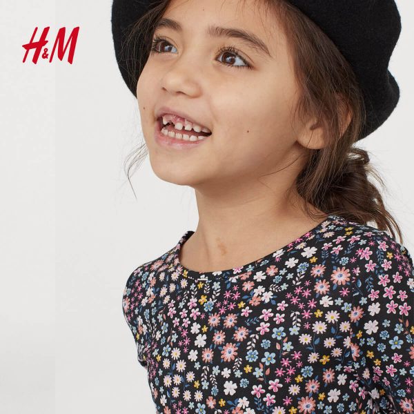 سارافون دخترانه 34806 سایز 1.5 تا 10 سال مارک H&M