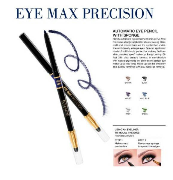 مداد چشم شمعی EYE MAX PRECISION 90017 مارک EVILINE