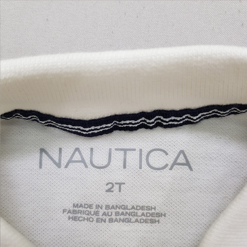 تی شرت یقه دار پسرانه 35744 سایز 3 تا 20 سال مارک NAUTICA