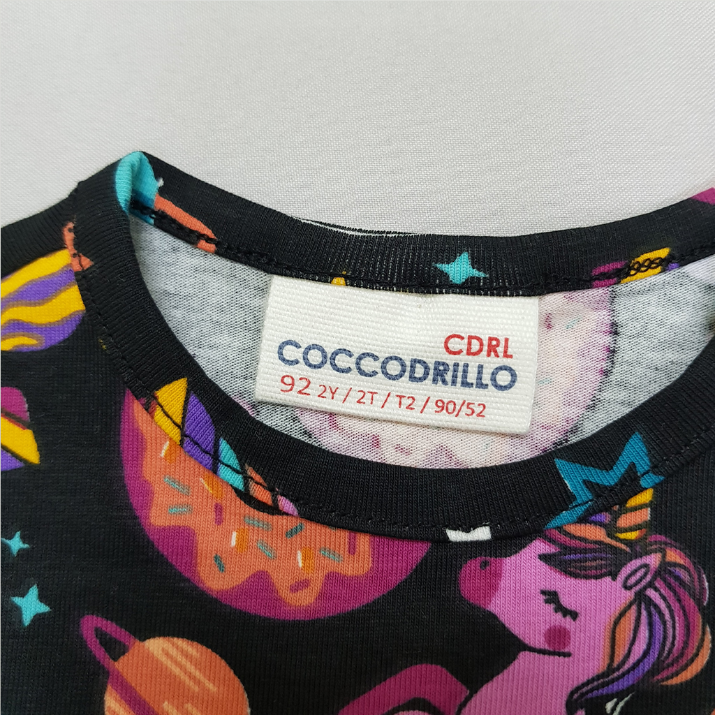 تی شرت حلقه ای دخترانه 35885 سایز 2 تا 7 سال مارک CoccoDrillo