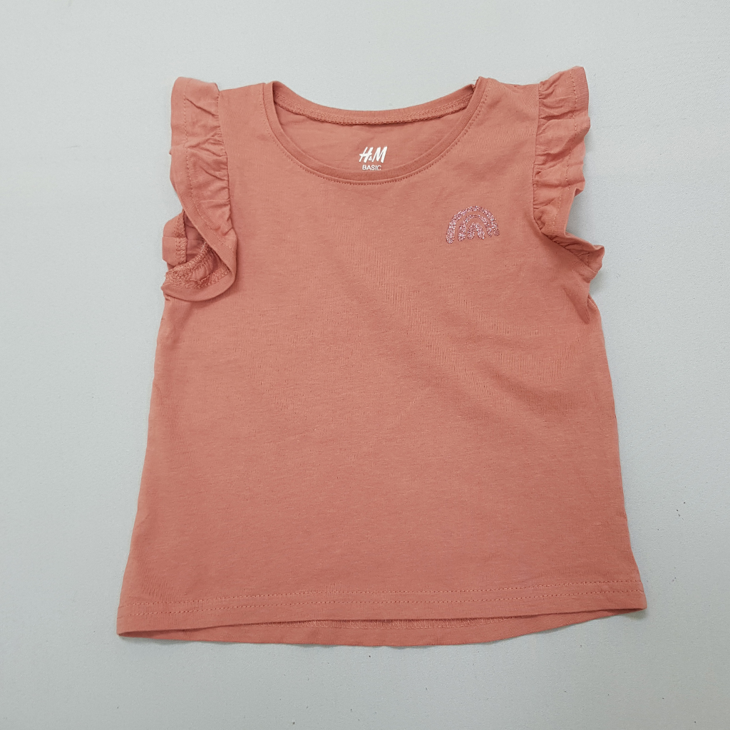 تی شرت دخترانه 35718 سایز 1.5 تا 12 سال کد 14 مارک H&M