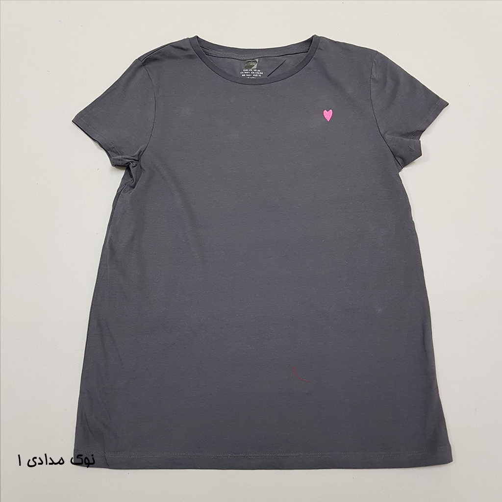 تی شرت دخترانه 35718 سایز 9 تا 14 سال کد 11 مارک H&M   *