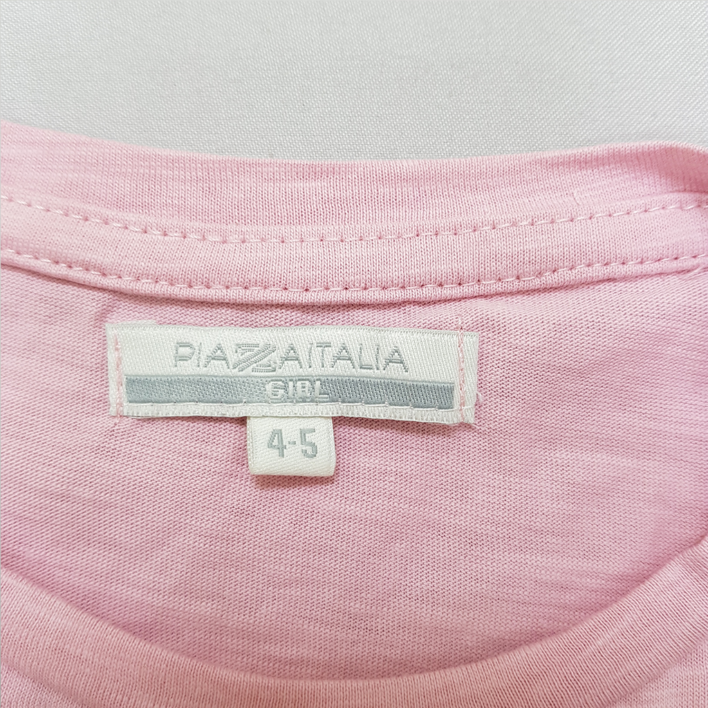 تی شرت دخترانه 36176 سایز 4 تا 14 سال کد 10 مارک Piazaitalia