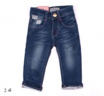 شلوار جینز دخترانه  110197 کد 2 سایز 6 تا 36 ماه مارک HANDSOME