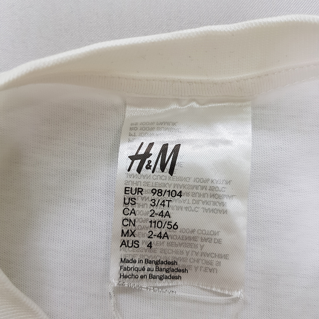 تی شرت پسرانه 36396 سایز 1.5 تا 10 سال مارک H&M