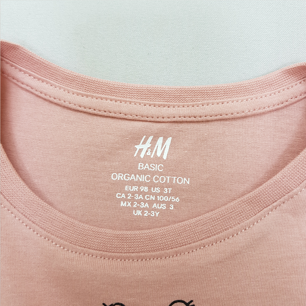 تی شرت دخترانه 36402 سایز 1.5 تا 12 سال مارک H&M   *