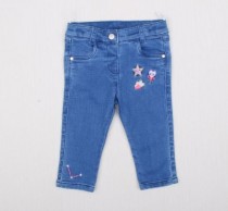 شلوار جینز دخترانه 11794 سایز 3 ماه تا 2 سال مارک baby club