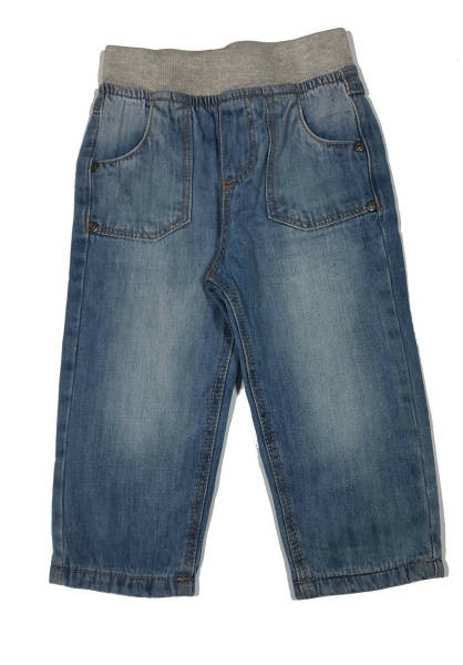 شلوار جینز کمرکش پسرانه 10184 سایز 3 ماه تا 3 سال مارک TEX