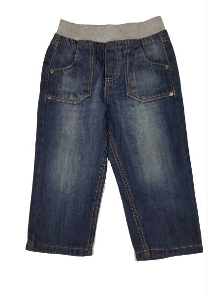 شلوار جینز کمرکش پسرانه 10184 سایز 3 ماه تا 3 سال مارک TEX