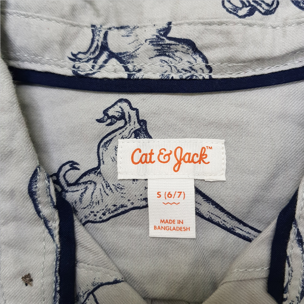 پیراهن پسرانه 36954 سایز 4 تا 18 سال مارک CAT&JACK