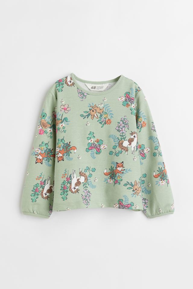 بلوز دخترانه 37168 سایز 1.5 تا 10 سال مارک H&M