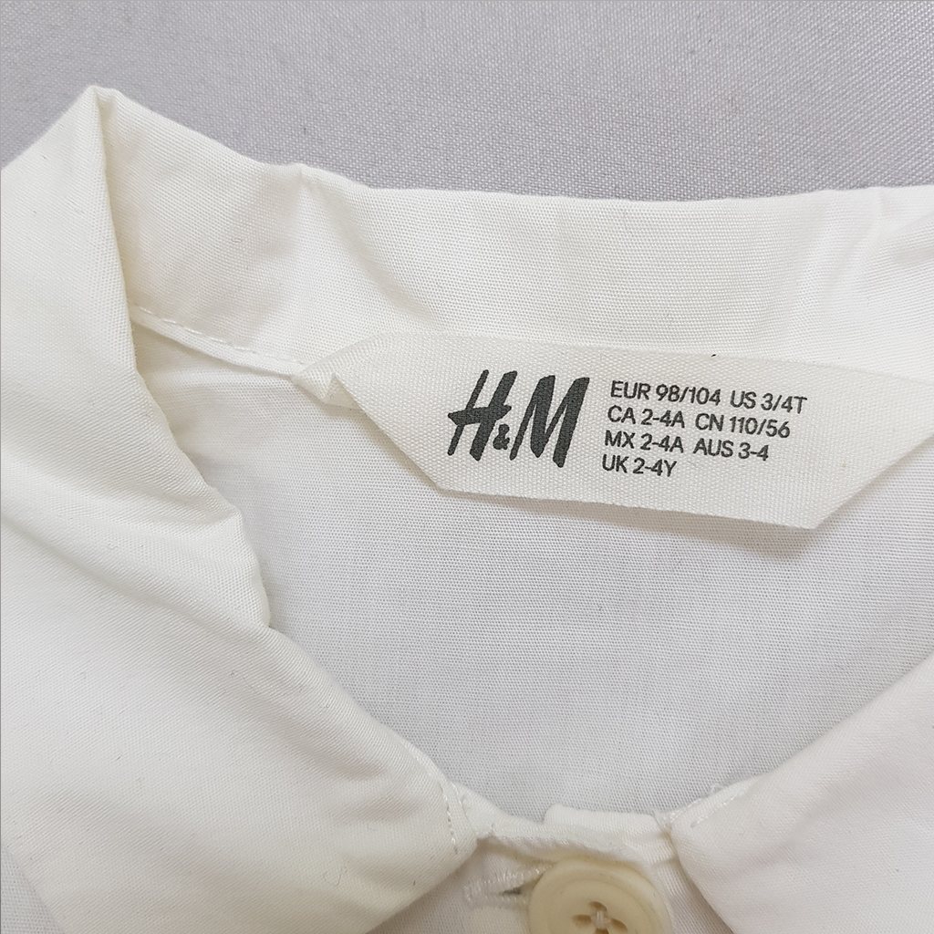 مانتو سارافونی مجلسی 37869 سایز 3 تا 13 سال کد 4 مارک H&M