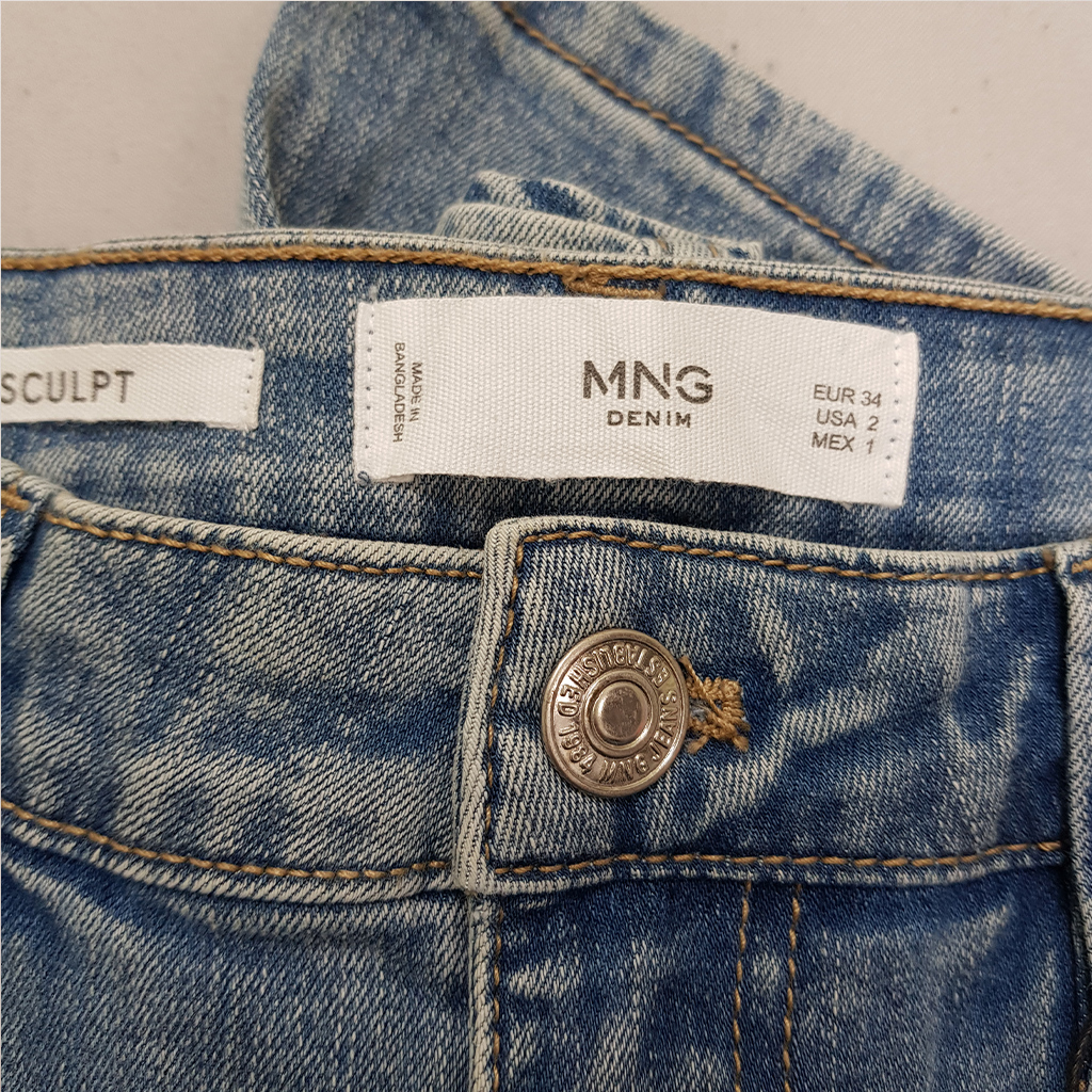 شلوار جینز زنانه 38027 سایز 34 تا 44 مارک MANGO   *