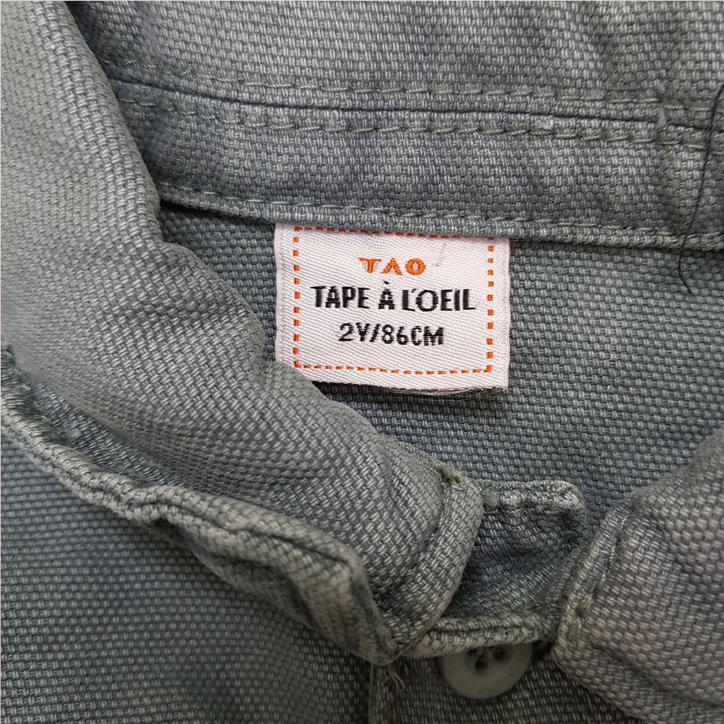 پیراهن جینز پسرانه 38304 سایز 2 تا 14 سال مارک TAPEA LOEIL   *