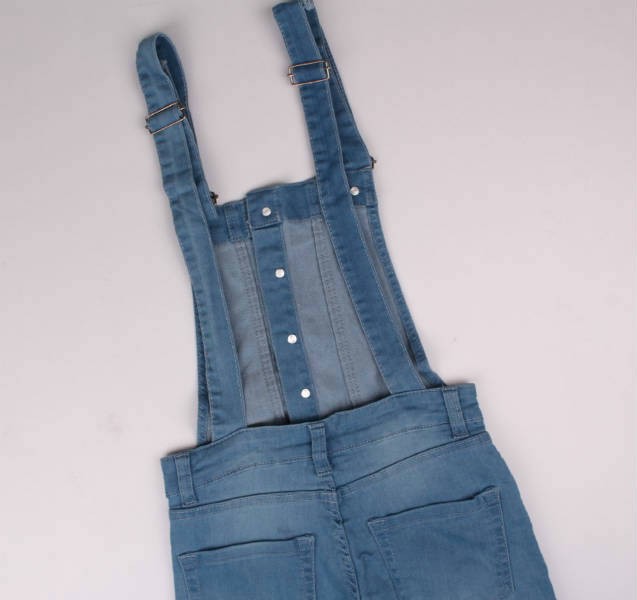 پیشبنددار جینز زنانه 16190 سایز 26 تا 30  MANGO